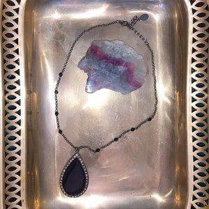 vintage silver and onyx piece purchased from collector